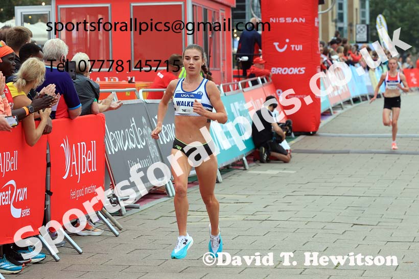 Womens 2024 UK Athletics 5k Road Champs., Newcastle/Gateshead Quayside.  Photo: David T. Hewitson/Sports for All Pics